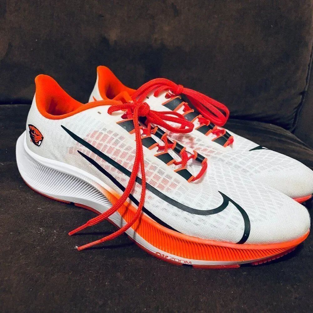 Nike Air Zoom Pegasus 37 Oregon St Beavers Running Shoes CZ5388-100 - Size 11